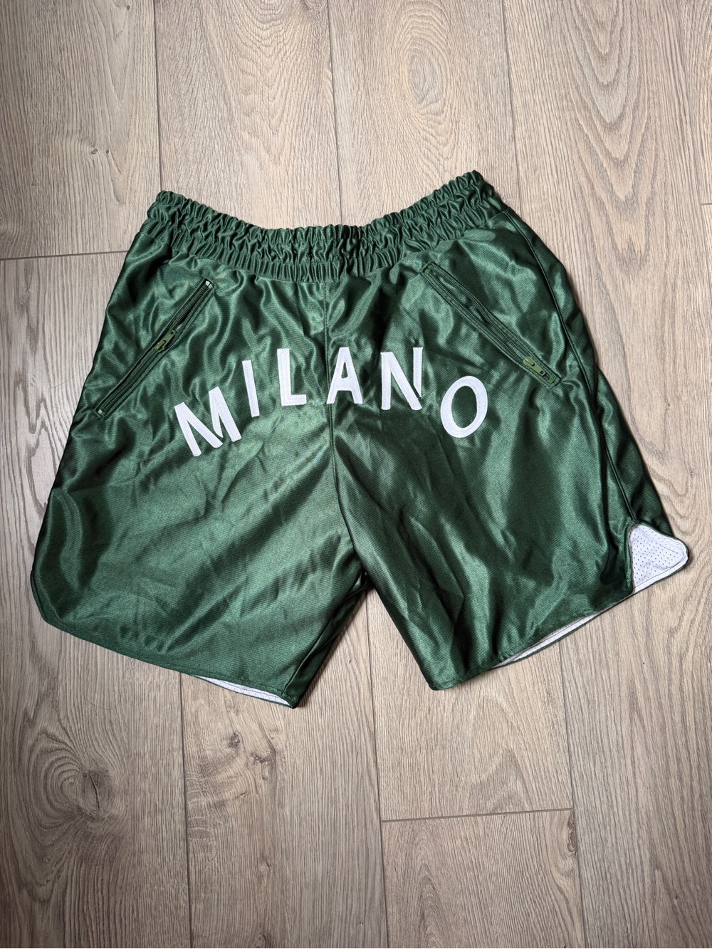 Milano Di Rouge Dark Green Men's Athletic Shorts